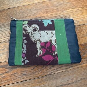 Colorful Ram Print Pouch